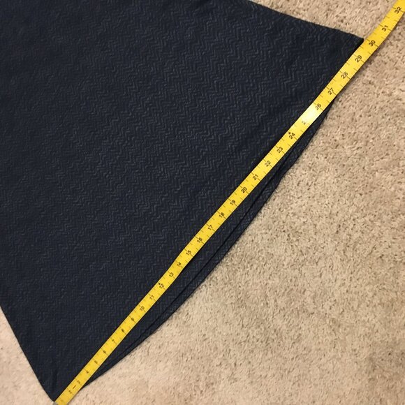 Mondetta Blue Chevron Racerback Workout Dress With Built in Bra - Picture 14 of 16